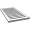 Ekena Millwork Vertical Surface Mount PVC Gable Vent: Functional, w/ 2"W x 1-1/2"P Brickmould Frame, 18"W x 34"H GVPVE18X3402SF - alternate 2